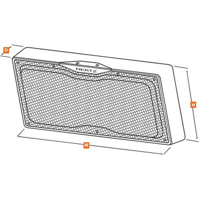 Hertz 300 watts 10" Car Subwoofer EBXF25.5 IMAGE 2