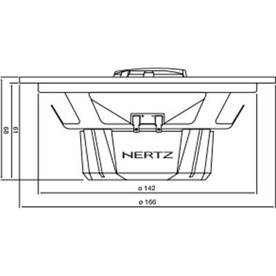 Hertz 60 watts 6.5" 2-way Car Speaker DCX165 IMAGE 3