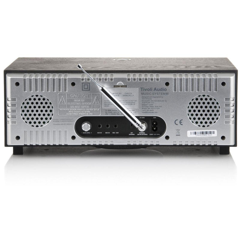 Tivoli Audio Shelf Audio System with Built-in Bluetooth Music System BT Black Ash/Silver IMAGE 3