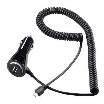 iQ Ultralink Dual Output Car Charger With MicroUSB Connector 2 m/6' IQUSB31 IMAGE 1
