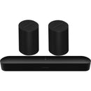 Sonos Home Audio Surround Set with Beam Black IMAGE 1