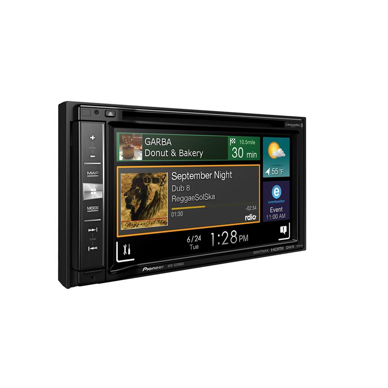Pioneer 4-Channel Video Deck with Built-in Bluetooth and Navigation AVIC-6201NEX IMAGE 2
