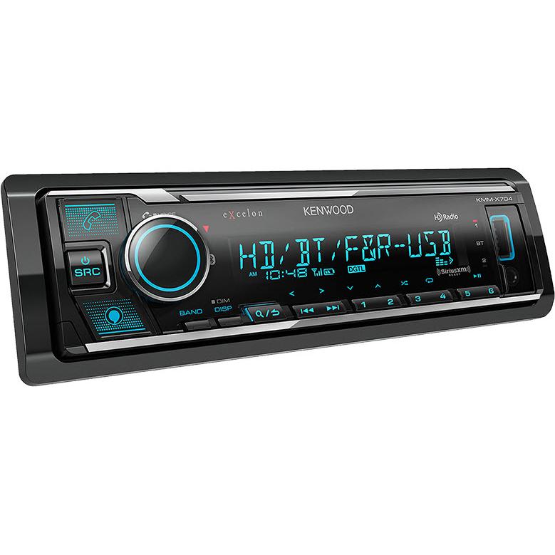Kenwood 4-Channel Car Deck with Built-in Bluetooth KMM-X704 IMAGE 2
