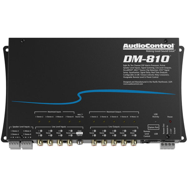 Audio Control 8 x 10 Audio Processor DM-810 IMAGE 1