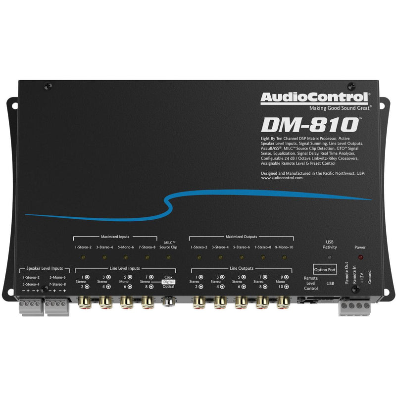 Audio Control 8 x 10 Audio Processor DM-810 IMAGE 1