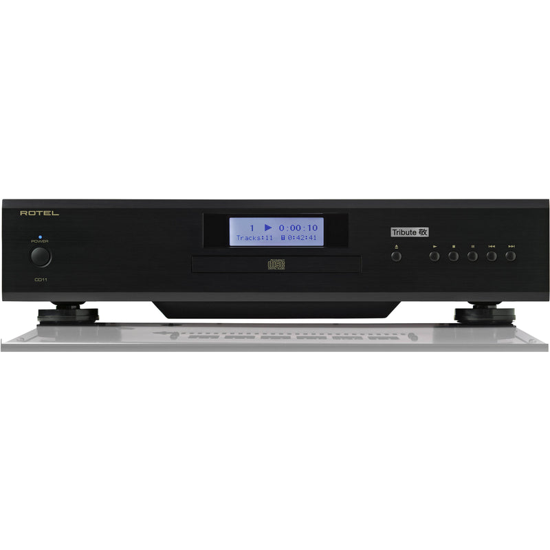 Rotel Single CD Player CD11 Tribute Black IMAGE 1