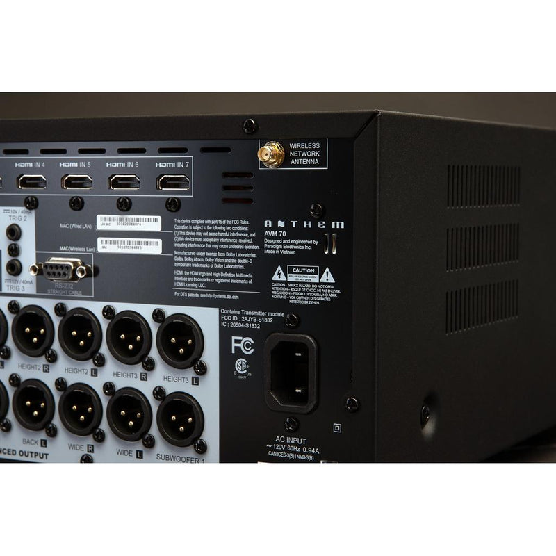 Anthem 15.2-Channel A/V Pre-Amplifier/Processor with Dolby Atmos AVM 70 8K IMAGE 10
