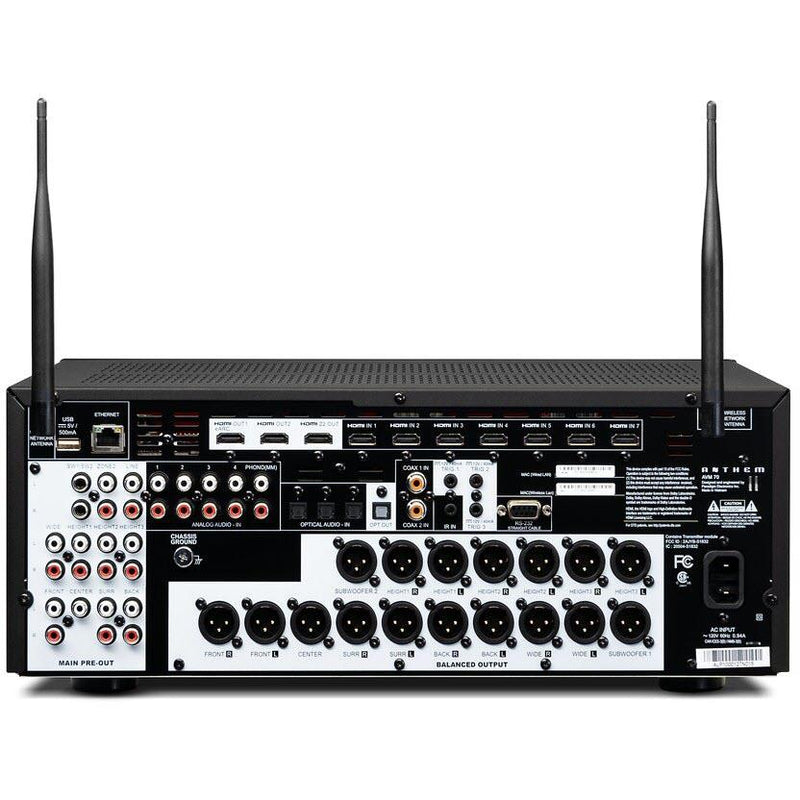 Anthem 15.2-Channel A/V Pre-Amplifier/Processor with Dolby Atmos AVM 70 8K IMAGE 8