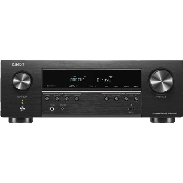  Denon 5.2-Channel A/V Receiver 8K AVR-S570BT IMAGE 1