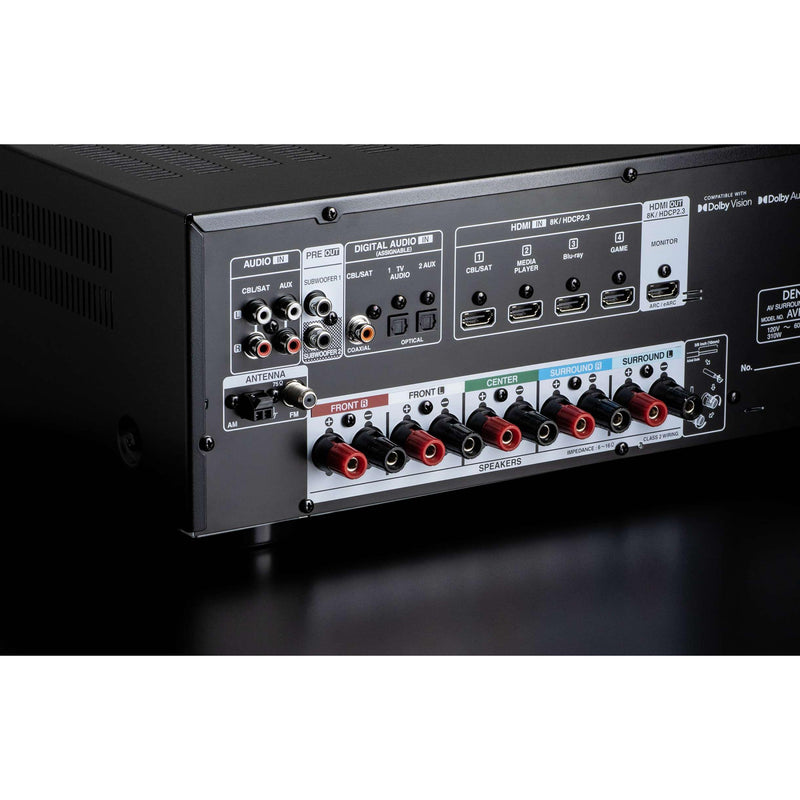  Denon 5.2-Channel A/V Receiver 8K AVR-S570BT IMAGE 3