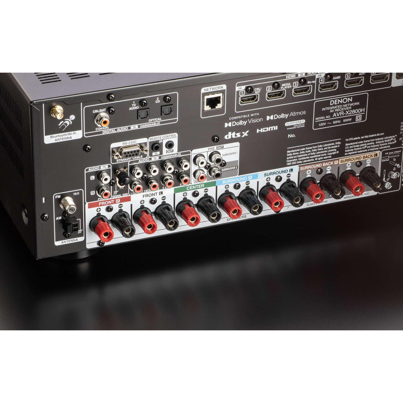 Denon 7.2-Channel A/V Receiver 8K AVR-X2800H IMAGE 4
