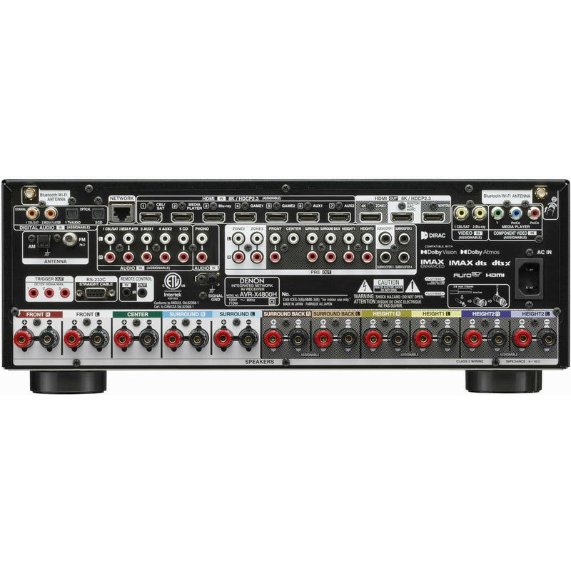 Denon 9.4-Channel AV Receiver 8K AVR-X4800H IMAGE 2