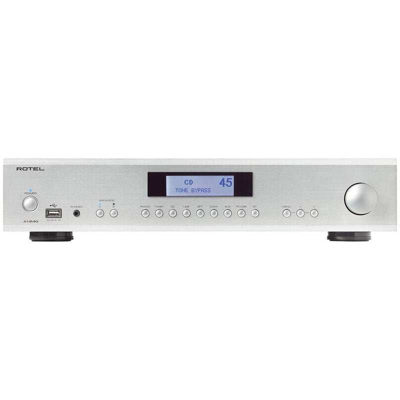 Rotel 2-Channel Integrated Amplifier A14MKII Silver IMAGE 1