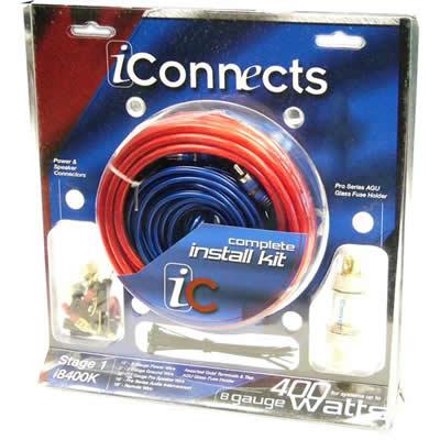 iConnects Car Cable Kits 0-400 Watt Power Kit I8400K IMAGE 1