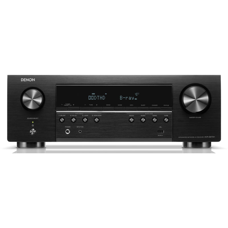 Denon 5.2-Channel 8K Video Receiver AVR-S670H IMAGE 4